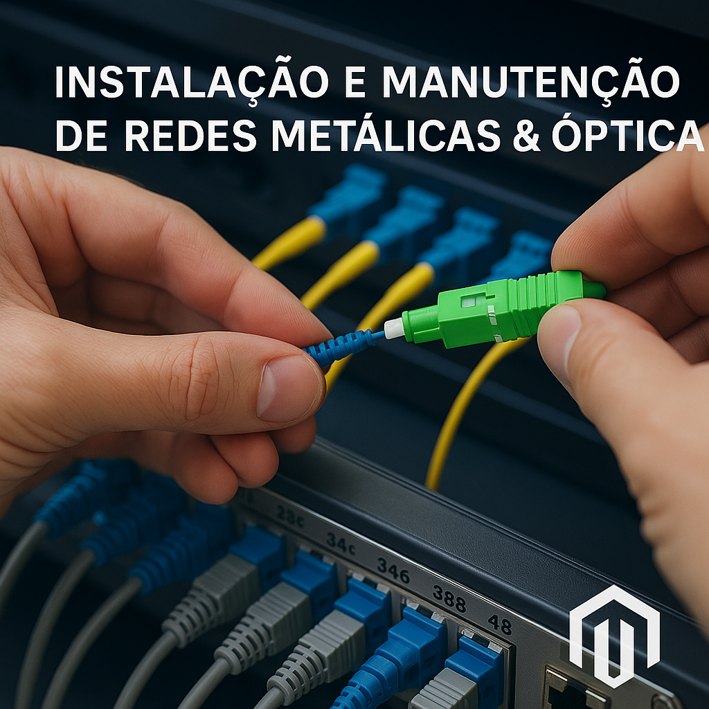 Instalação e Manutenção de Redes Metálicas & Ópticas